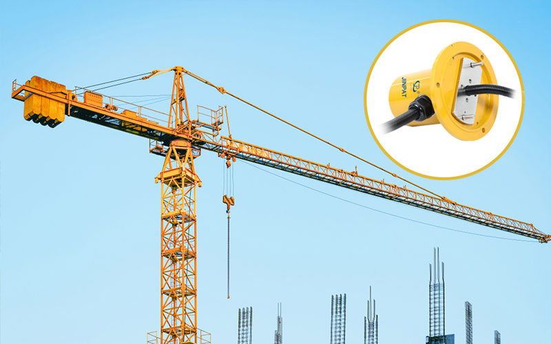 Application of LPTS000-03100-01N-01PE Slip Ring in Tower Cranes